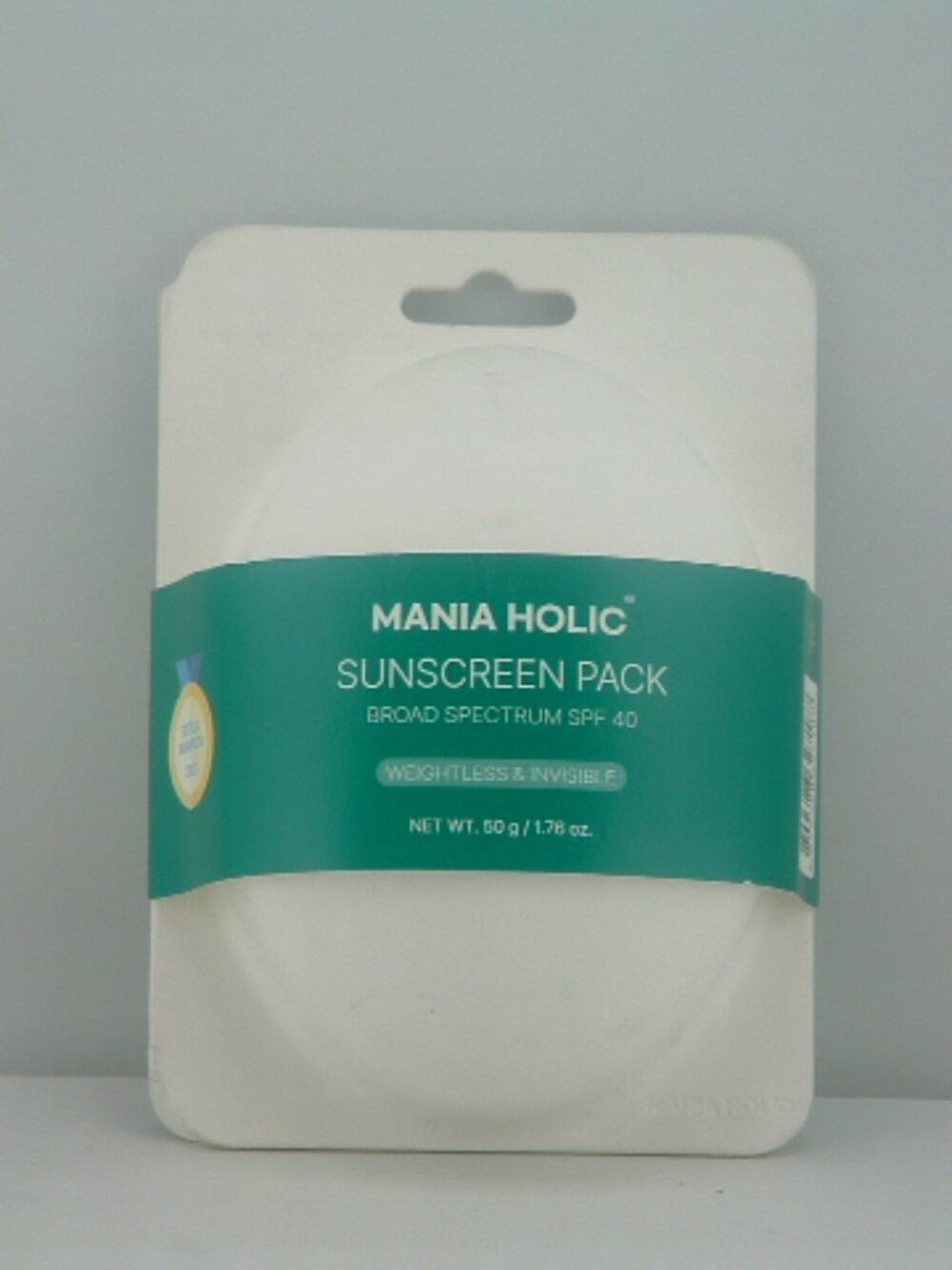 Mania Holic Sunscreeen Pack Weightless & Invisable .50 g